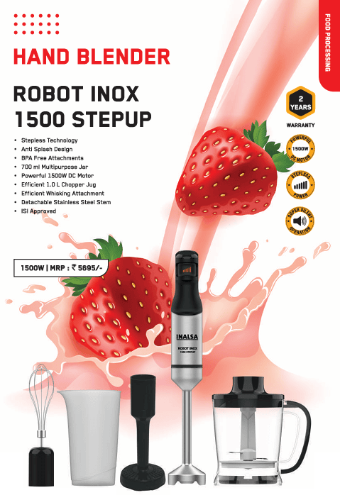 Inalsa Robot Inox 1500 Stepup